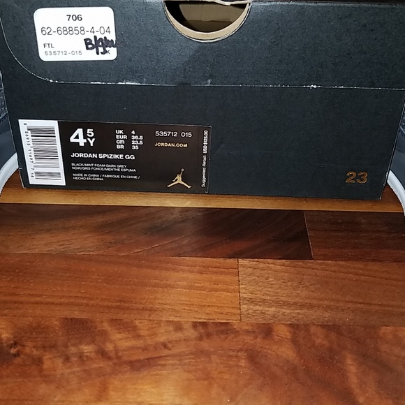 NIB Jordan Spiz'ike GG (4.5Y) - Picture 7 of 8